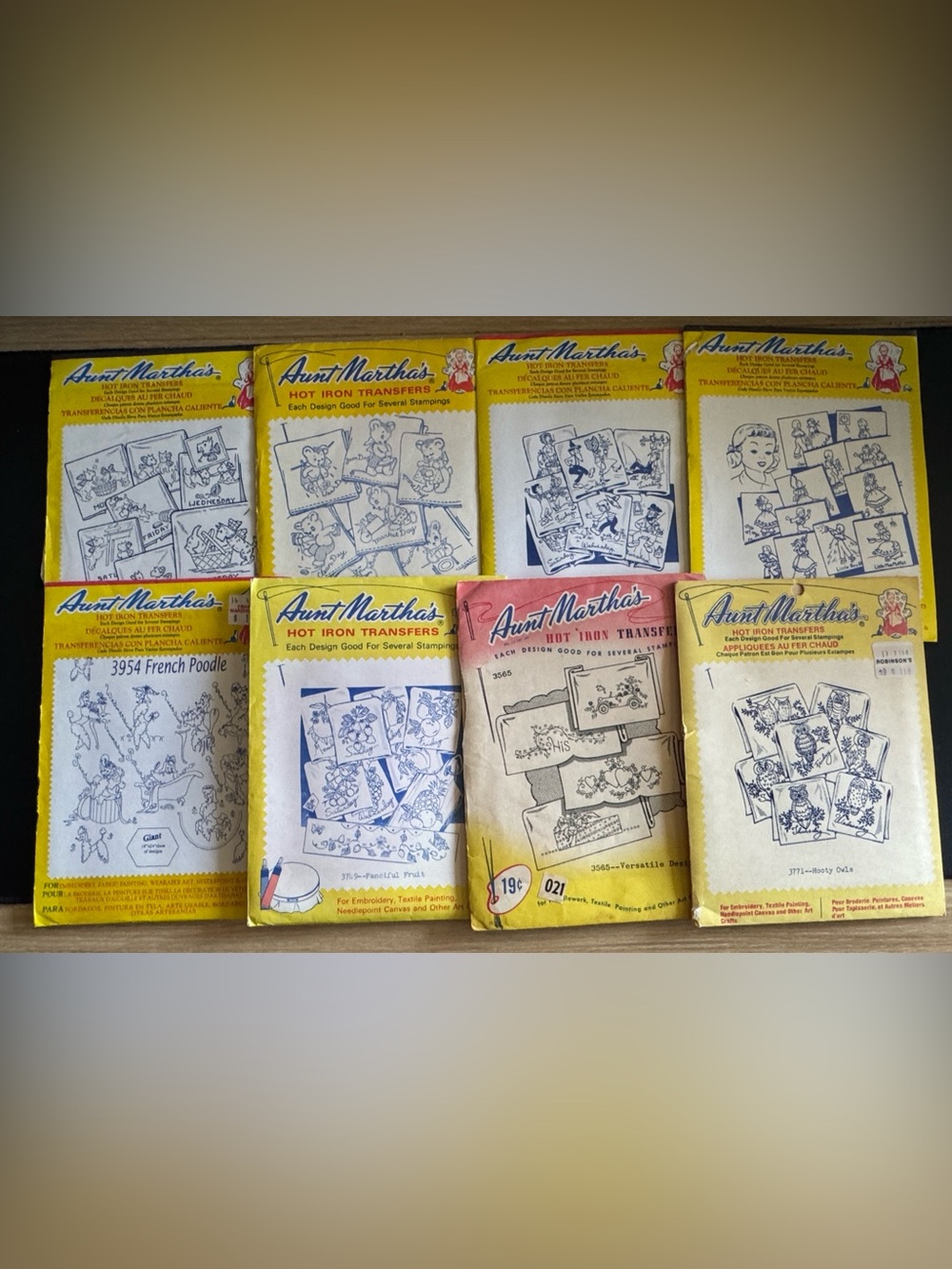 Vintage Aunt Martha’s Hot Iron Transfers